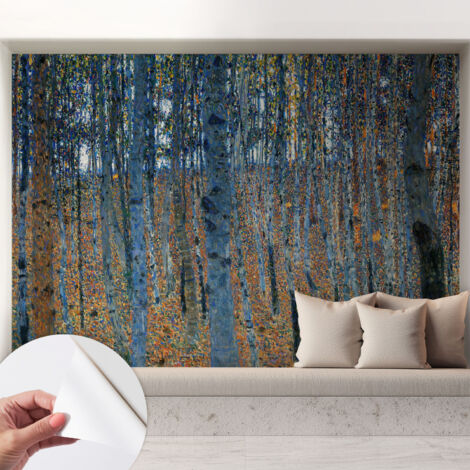 Carta da parati autoadesiva - Fotomurale adesivo - design elegante - stile moderno - Foresta di betulle 208x146 cm