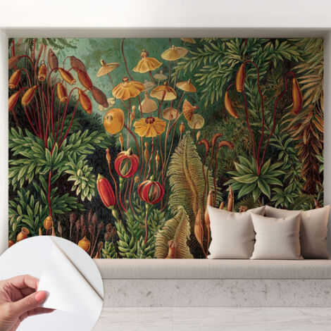 Carta da parati autoadesiva - Fotomurale adesivo - design elegante - stile moderno - Giardino esotico 208x146 cm