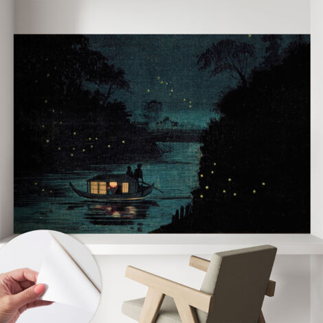Carta da parati autoadesiva - Fotomurale adesivo - design elegante - stile moderno - Luci serali 104x70 cm