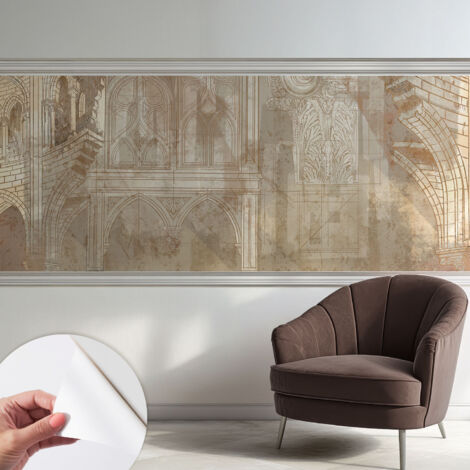 Carta da parati autoadesiva - Fotomurale adesivo - design elegante - stile moderno - Ornamenti storici 250x104 cm