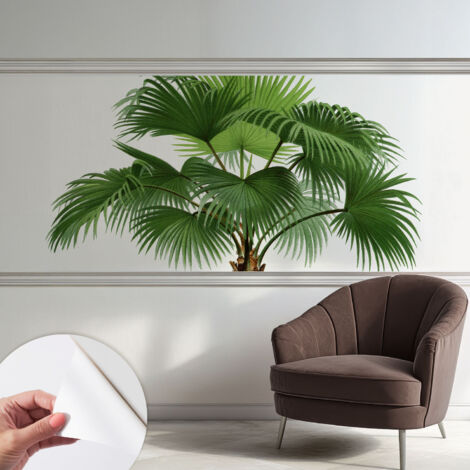 Carta da parati autoadesiva - Fotomurale adesivo - design elegante - stile moderno - Palma esotica 250x104 cm