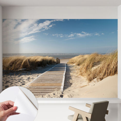 Carta da parati autoadesiva - Fotomurale adesivo - design elegante - stile moderno - Sentiero marino 152x104 cm
