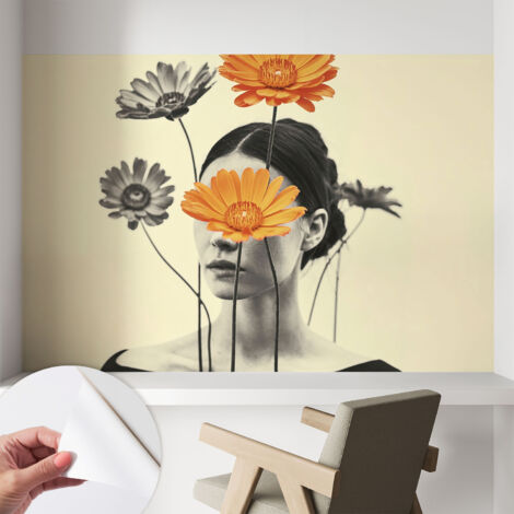 Carta da parati autoadesiva - Fotomurale adesivo - design elegante - stile moderno - Visione surreale 104x70 cm