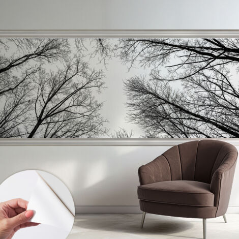 Carta da parati autoadesiva - Fotomurale adesivo - soggiorno moderno - resistente - Rami spogli 250x104 cm