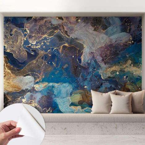 Carta da parati autoadesiva - fotomurale - alta qualità - per la cucina - camera da letto - Mosaico cosmico 208x146 cm