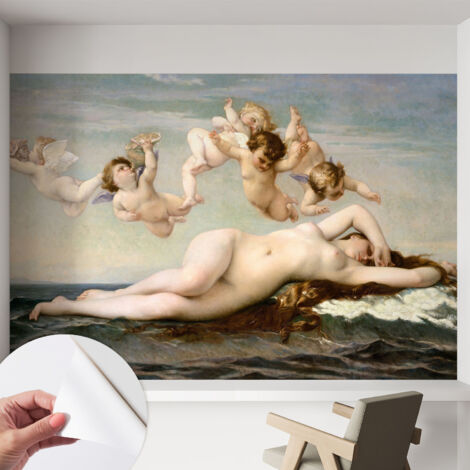 Carta da parati autoadesiva - fotomurale - alta qualità - per la cucina - camera da letto - Scena mitica 152x104 cm