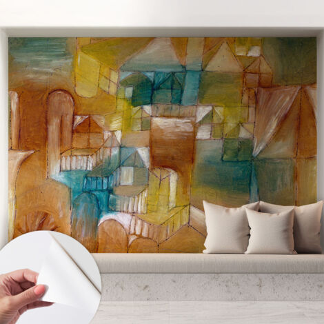 Carta da parati autoadesiva - fotomurale - alta qualità - per la cucina - camera da letto - Strutture geometriche 208x146 cm