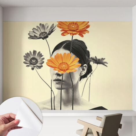 Carta da parati autoadesiva - fotomurale - alta qualità - per la cucina - camera da letto - Visione surreale 152x104 cm