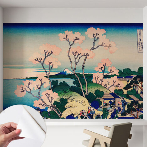 Carta da parati autoadesiva - fotomurale - decorazione parete - murale - adesivo da muro - Ciliegi in fiore 152x104 cm