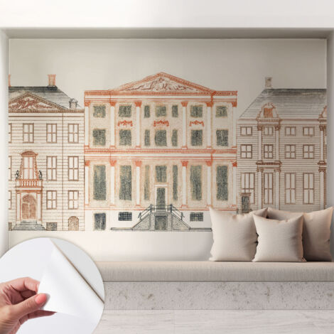 Carta da parati autoadesiva - fotomurale - decorazione parete - murale - adesivo da muro - Edifici classici 208x146 cm