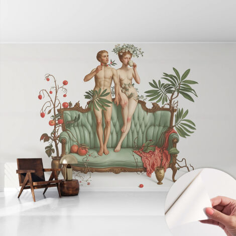 Carta da parati autoadesiva - fotomurale - decorazione parete - murale - adesivo da muro - Eleganza misteriosa 416x254 cm