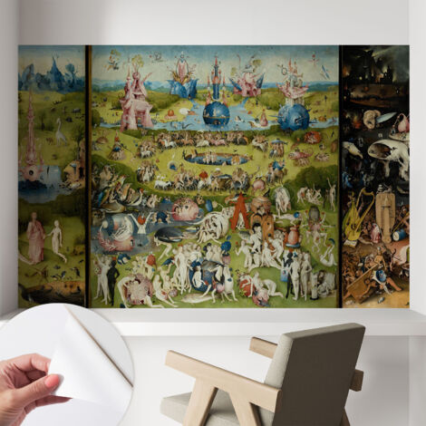 Carta da parati autoadesiva - fotomurale - decorazione parete - murale - adesivo da muro - Giardino misterioso 104x70 cm