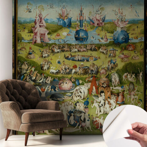 Carta da parati autoadesiva - fotomurale - decorazione parete - murale - adesivo da muro - Giardino misterioso 250x250 cm