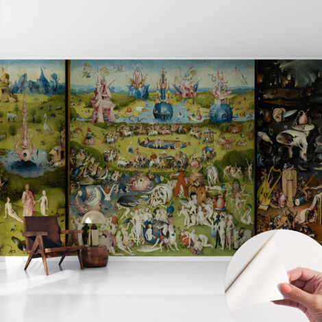 Carta da parati autoadesiva - fotomurale - decorazione parete - murale - adesivo da muro - Giardino misterioso 416x254 cm