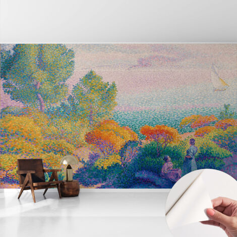 Carta da parati autoadesiva - fotomurale - decorazione parete - murale - adesivo da muro - Paesaggio costiero 416x254 cm