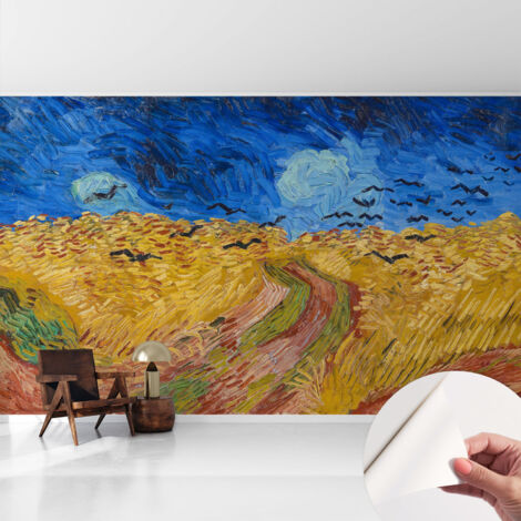 Carta da parati autoadesiva - fotomurale - decorazione parete - murale - adesivo da muro - Paesaggio di campo 416x254 cm