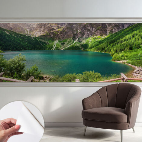 Carta da parati autoadesiva - fotomurale - decorazione parete - murale - adesivo da muro - Paesaggio montano 250x104 cm
