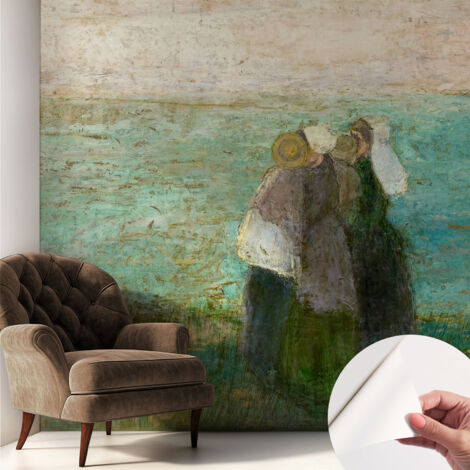 Carta da parati autoadesiva - fotomurale - decorazione parete - murale - adesivo da muro - Riflesso sul mare 250x250 cm