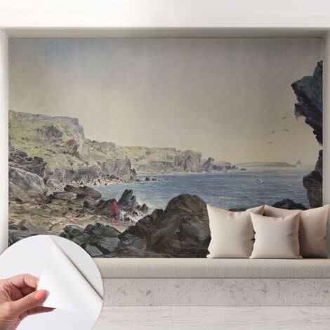 Carta da parati autoadesiva - fotomurale - decorazione parete - stile elegante - decorazione casa - Costa tranquilla 208x146 cm