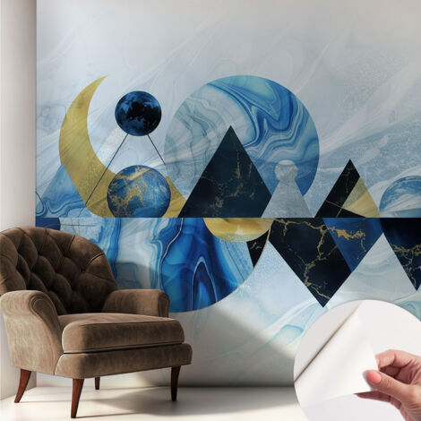 Carta da parati autoadesiva - fotomurale - decorazione parete - stile elegante - decorazione casa - Eleganza cosmica 250x250 cm