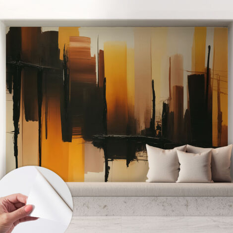 Carta da parati autoadesiva - fotomurale - decorazione parete - stile elegante - decorazione casa - Strisce verticali 208x146 cm