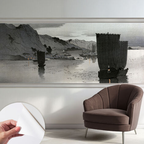 Carta da parati autoadesiva - impermeabile - murale da parete - decorazione murale - Baia serale 250x104 cm