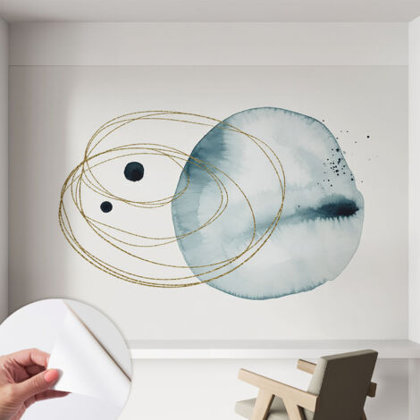 Carta da parati autoadesiva - impermeabile - murale da parete - decorazione murale - Combinazione astratta 152x104 cm