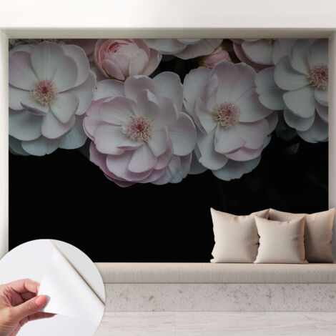 Carta da parati autoadesiva - impermeabile - murale da parete - decorazione murale - Delicato bouquet 208x146 cm