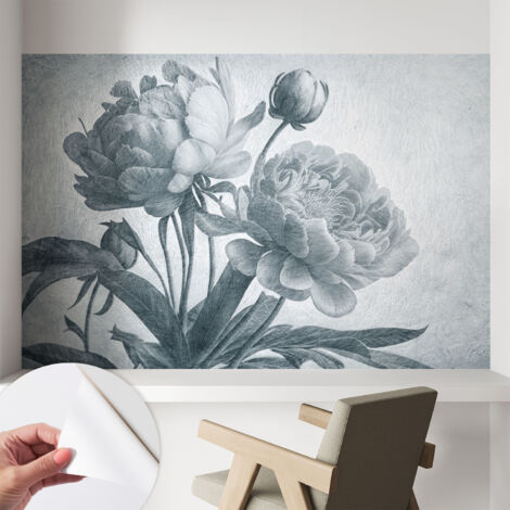 Carta da parati autoadesiva - impermeabile - murale da parete - decorazione murale - Eleganza floreale 104x70 cm
