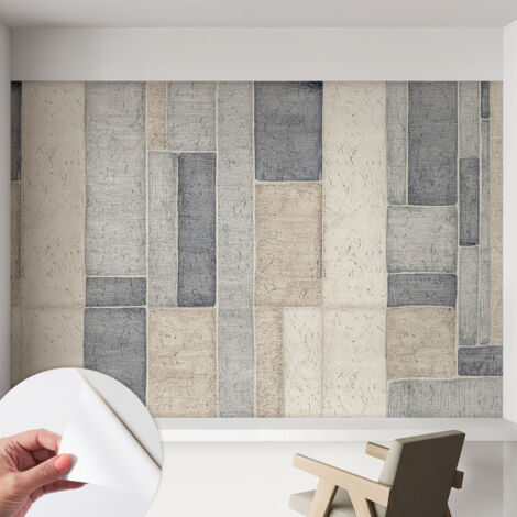Carta da parati autoadesiva - impermeabile - murale da parete - decorazione murale - Mosaico geometrico 152x104 cm