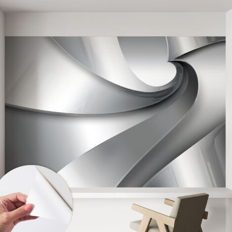 Carta da parati autoadesiva - impermeabile - murale da parete - decorazione murale - Spirali geometriche 152x104 cm