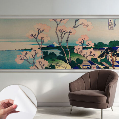 Carta da parati autoadesiva moderna - fotomurale - lavabile - ufficio - design moderno - Ciliegi in fiore 250x104 cm