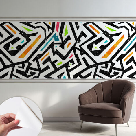 Carta da parati autoadesiva moderna - fotomurale - lavabile - ufficio - design moderno - Mosaico astratto 250x104 cm