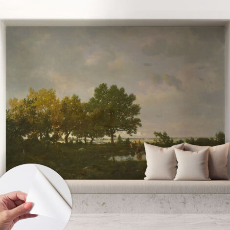 Carta da parati autoadesiva moderna - fotomurale - lavabile - ufficio - design moderno - Paesaggio boschivo 208x146 cm