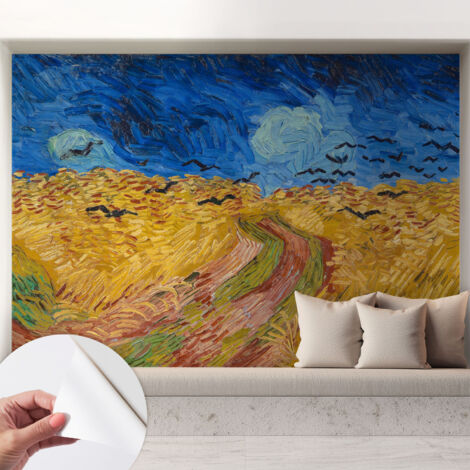 Carta da parati autoadesiva moderna - fotomurale - lavabile - ufficio - design moderno - Paesaggio di campo 208x146 cm