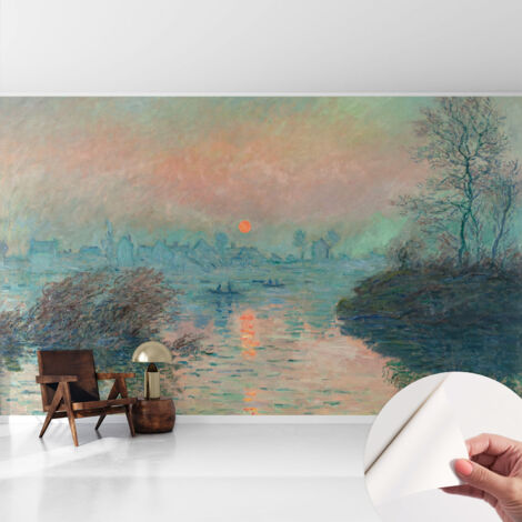 Carta da parati autoadesiva moderna - fotomurale - lavabile - ufficio - design moderno - Tramonto suggestivo 416x254 cm
