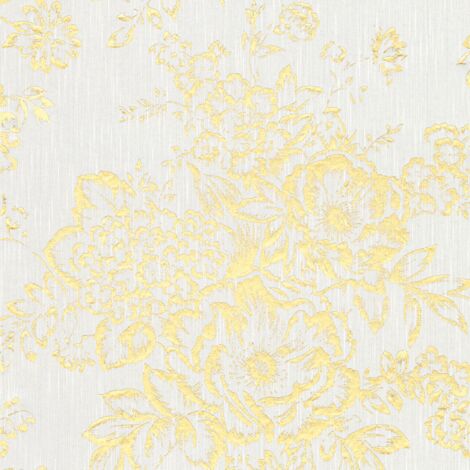 Carta parati barocco giallo oro 280x285 - Prodotto in offerta