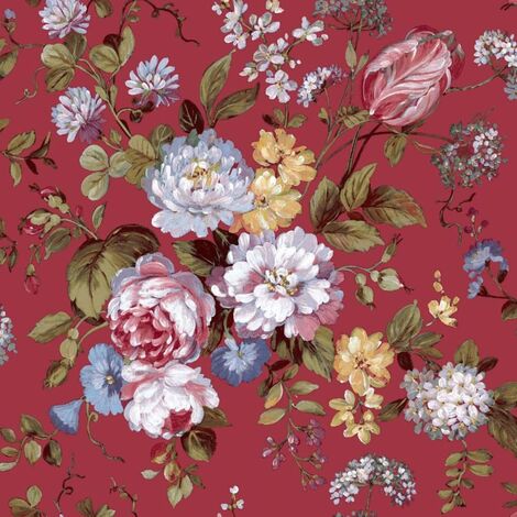 Noordwand Carta per Parati Blooming Garden 6 Little Roses Colori Diversi