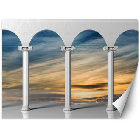 Carta Da Parati, Colonne del tramonto 3D - 254x184