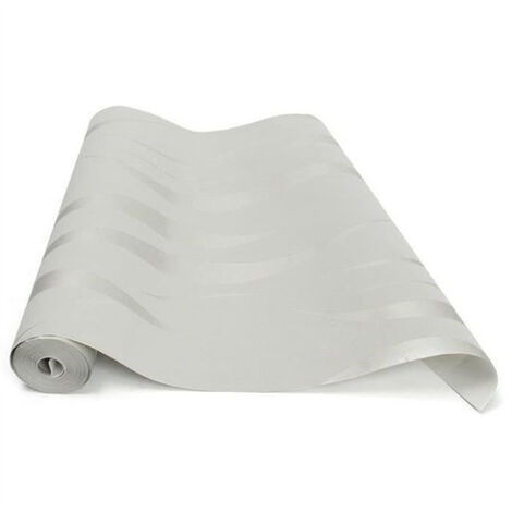 Carta da parati color argento 53cmx10m