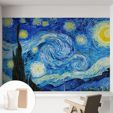 Carta Da Parati con design moderno - con motivi moderni - Fotomurali in TNT Soggiorno Camera De Letto Sala Ufficio Cielo notturno 152x104 cm