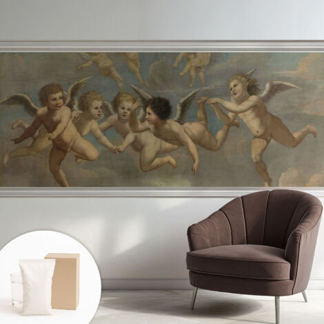Carta Da Parati con design moderno - con motivi moderni - Fotomurali in TNT Soggiorno Camera De Letto Sala Ufficio Figure angeliche 250x104 cm
