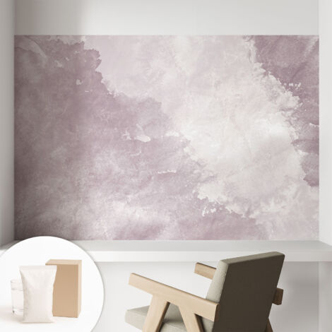 Carta Da Parati Con Design Moderno - Per Rinnovamento Rapido - Non-Woven - Per Interni Moderni Astrazione viola 104x70 cm