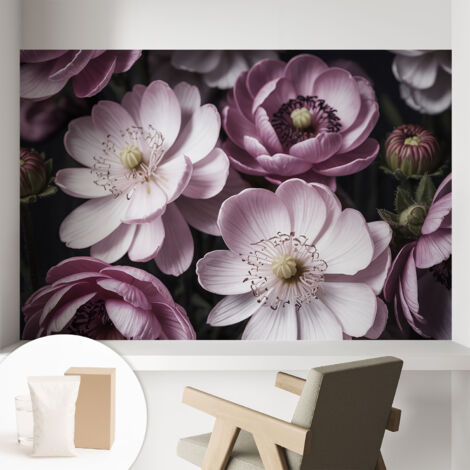 Carta Da Parati Con Design Moderno - Per Rinnovamento Rapido - Non-Woven - Per Interni Moderni Eleganza floreale 104x70 cm