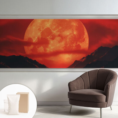 Carta Da Parati Con Design Moderno - Per Rinnovamento Rapido - Non-Woven - Per Interni Moderni Fenomeno notturno 250x104 cm