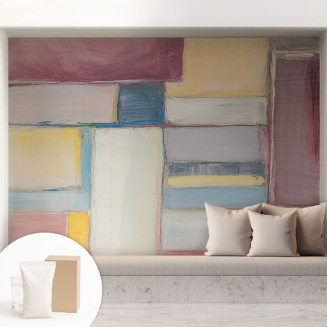 Carta Da Parati Con Design Moderno - Per Rinnovamento Rapido - Non-Woven - Per Interni Moderni Forme geometriche 208x146 cm