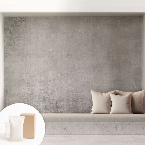 Carta Da Parati Con Design Moderno - Per Rinnovamento Rapido - Non-Woven - Per Interni Moderni Modello in cemento 208x146 cm