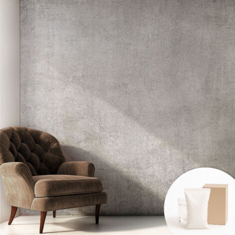 Carta Da Parati Con Design Moderno - Per Rinnovamento Rapido - Non-Woven - Per Interni Moderni Modello in cemento 250x250 cm