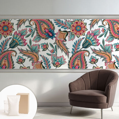 Carta Da Parati Con Design Moderno - Per Rinnovamento Rapido - Non-Woven - Per Interni Moderni Motivi orientali 250x104 cm
