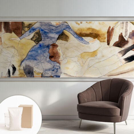 Carta Da Parati Con Design Moderno - Per Rinnovamento Rapido - Non-Woven - Per Interni Moderni Pace femminile 250x104 cm